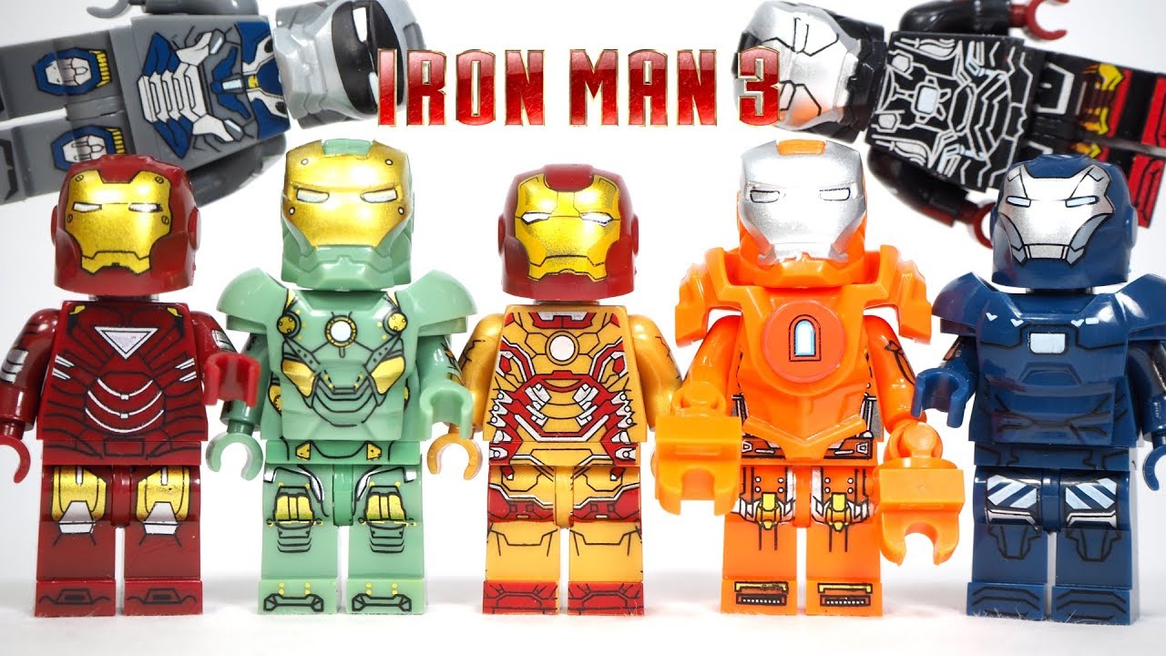 LEGO Marvel Super Heroes Iron-Man Minifigure Mark 42 Armor Loose 