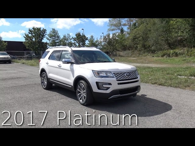 2017 Ford Explorer Platinum review Big plush and surprisingly quick