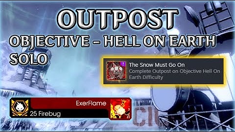 Killing Floor 2 | Hell On Earth OBJECTIVE Outpost SOLO Firebug w/Patriarch