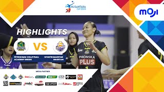 PVA Gresik VS Invontri Magetan 3-0 | Highlight Nusantara Cup 2024 Putri | Moji