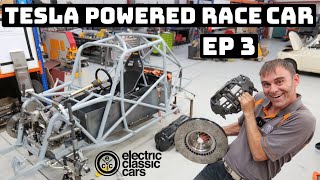 Pikes Peak race car Ep3 - Brakes, driveshafts and battery boxes