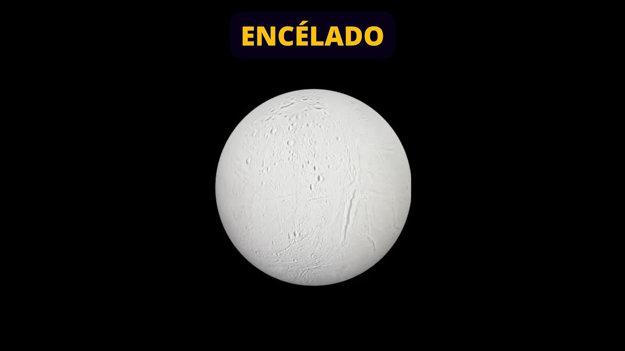 Encelado, sexta maior lua de Saturno 