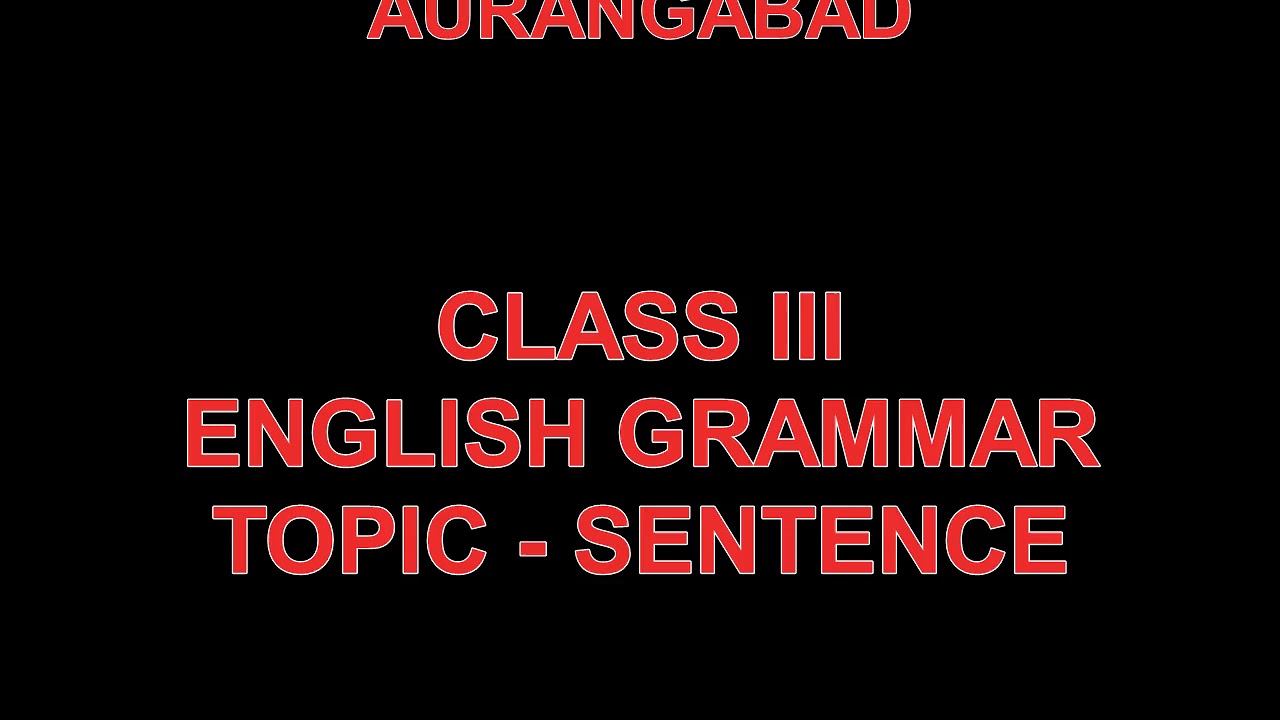 sentences-class-3-4-youtube