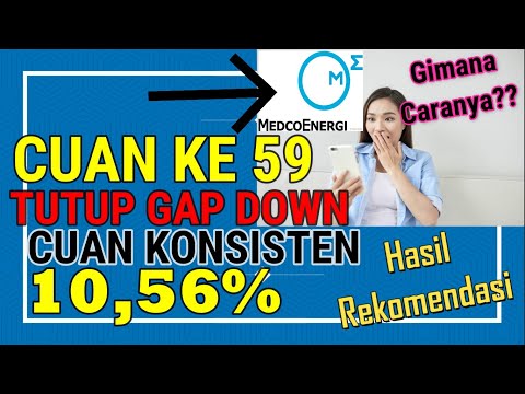 SAHAM SWING TRADING MEDC GAP DOWN CUAN 10% Hasil Rekomendasi Cuan Konsisten Lagi Ke 59