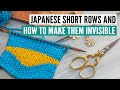 How to knit Japanese short rows &amp; how to make them invisible [in 4k]