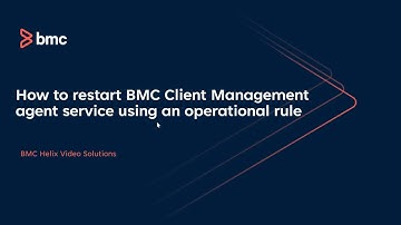 BMC Client Management: How to restart BMC Client Management agent service using operational rule