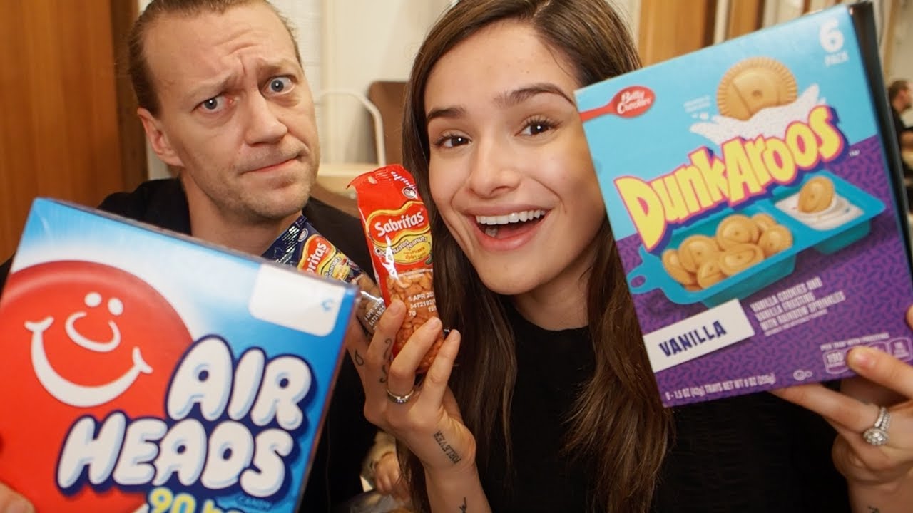 OMG...His Reaction To Mexican American Snacks!