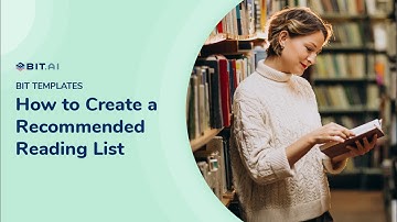 How to Create New-Age Recommended Reading Lists | Bit.ai