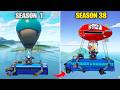 Evolution of Fortnite Battle Bus (Chapter 1 Season 1 - Chapter 6 Mini Season 2 Simpsons)