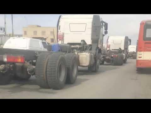 Переганяют китайские фуры с Китая в Россию - YouTube