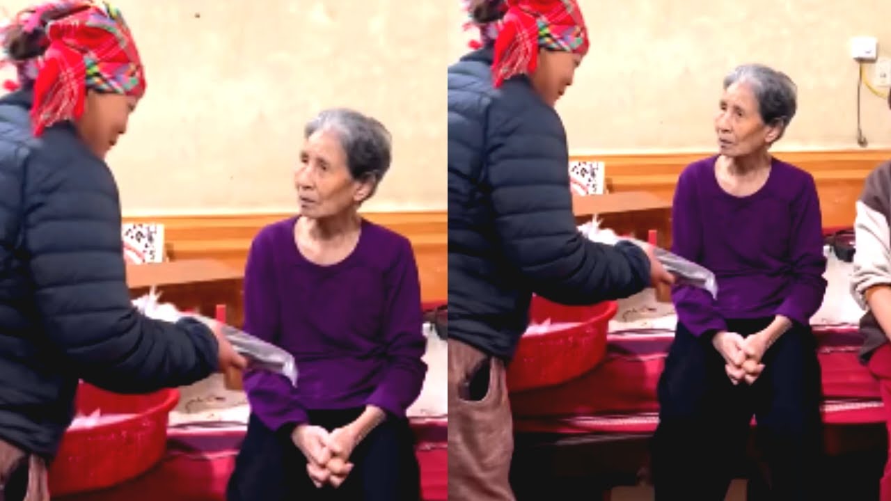 Cụ làm khách của cô sợ khiếp vía hehe