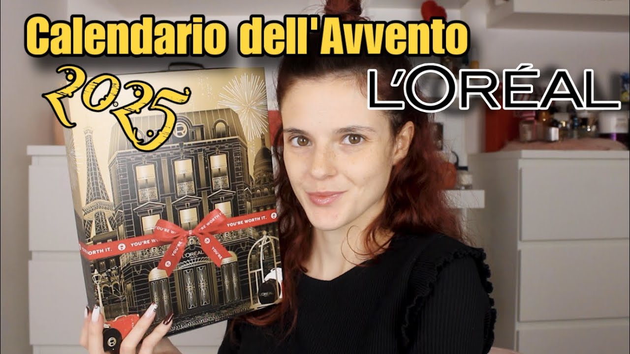 CALENDARIO DELL’AVVENTO L’OREAL 12 CASELLE 2025🎁🖤