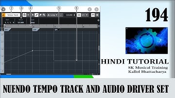NUENDO TEMPO TRACK AND ASIO DRIVER SETTING | DAW ADVANCE TUTORIAL IN HINDI | PART 194