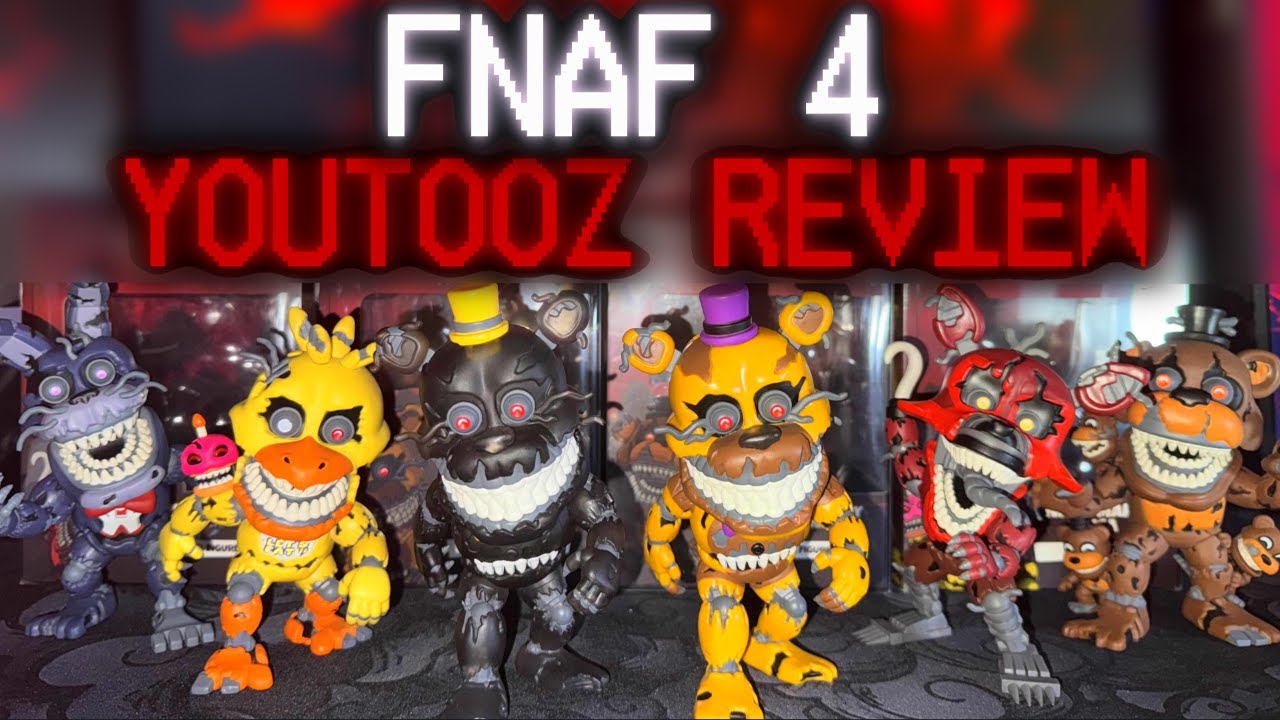 FNAF 4 YOUTOOZ FIGURES! - Five Nights at Freddy's Merch Review