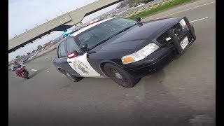 BIKERS VS COPS  Motorcycle Police Chase Compilation #16  FNF