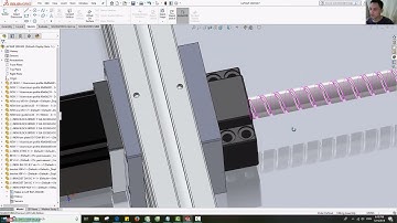 [DIY CNC - SolidWorks 2018] 16. Đục Lỗ Nhôm Định Hình Để Xiết Chặt Khớp Nối,Trục Vitme,Step Motor