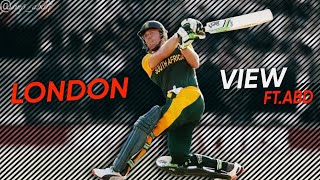 AB De Villiers Ft. London View // Attitude Status Edit 🥵▶️ ABD // Mr.360 #cricket @tmp_abd17