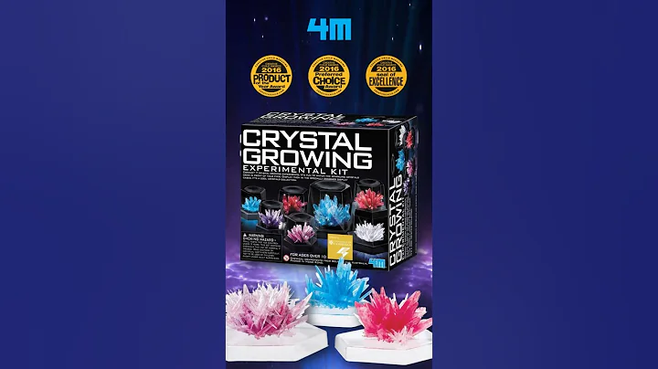 CRYSTAL GROWING KIT ⭐ LINK IN BIO #stemtoy #sciencetoys #thinkinggames