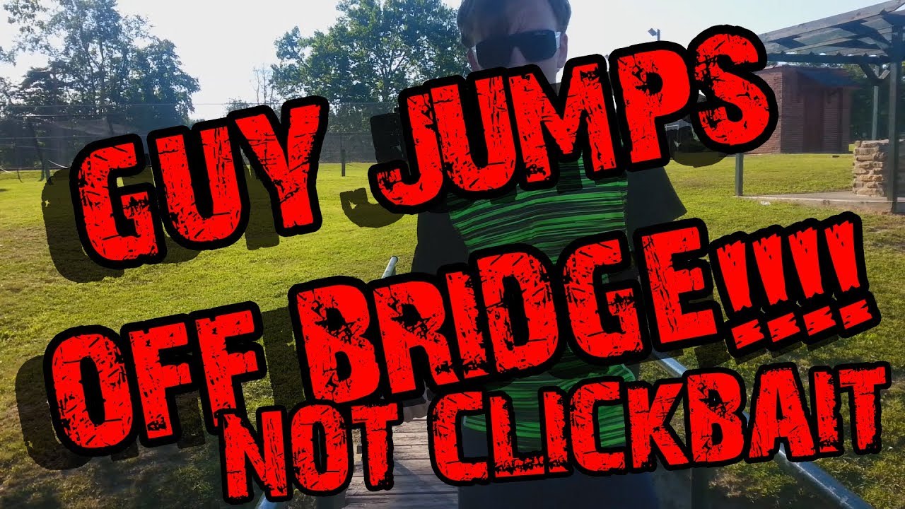 gaming videos fortnite MAN JUMPS OFF BRIDGE **NOT CLICK-BAIT**