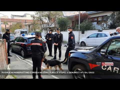 PUSHER IN MONOPATTINO E DROGA NASCOSTA NELLE STUFE: 4 DENUNCE | 07/04/2022