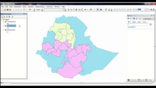 Components of ArcMap Interface and their Functions