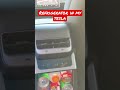 Refrigerator in My Tesla Model Y #tesla #automobile #modely