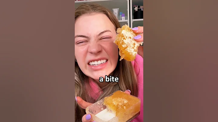 HONEYCOMB ASMR EATING!? *first time ever* thumbnail