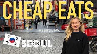 BEST CHEAP EATS IN SEOUL - £5 Food Challenge