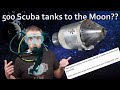 People think scuba tanks prove fake moon landings