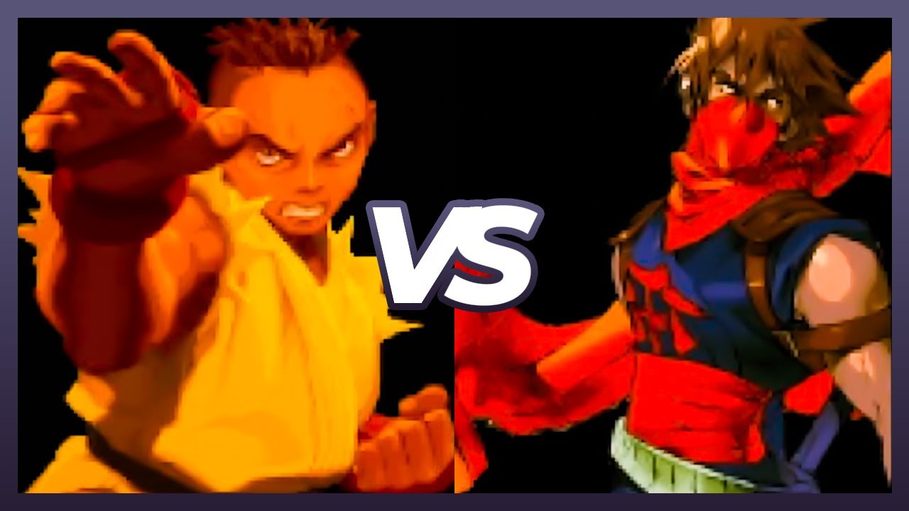 Super Marvel vs. Capcom: Eternity of Heroes (PC) - Sean vs. Strider Hiryu AI FIGHT Gameplay