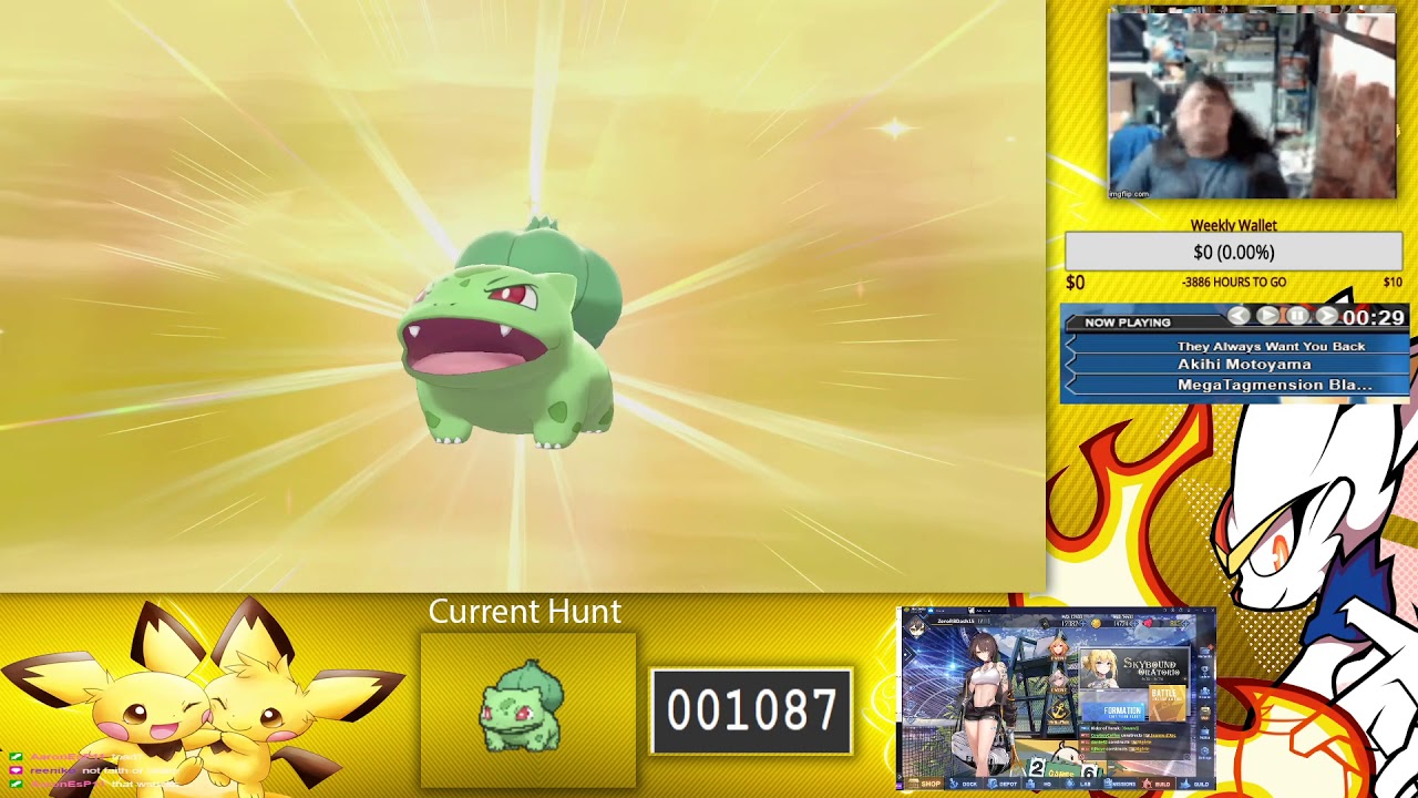 (Reaction) Shiny Bulbasaur after 1087 eggs. Pokemon Sword - YouTube