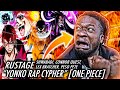 WHAT DID HE SAY!? | YONKO RAP CYPHER | RUSTAGE ft Shwabadi, Connor Quest & MORE [ONE PIECE] REACTION