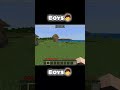 Girls vs Boys | Part - 4 | Minecraft