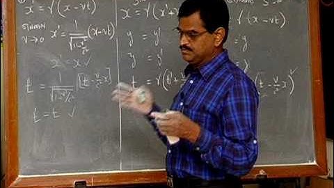 Subbiah Pandian   Mechanical Universe Part 42 The Lorentz Transformation 5 in Tamil