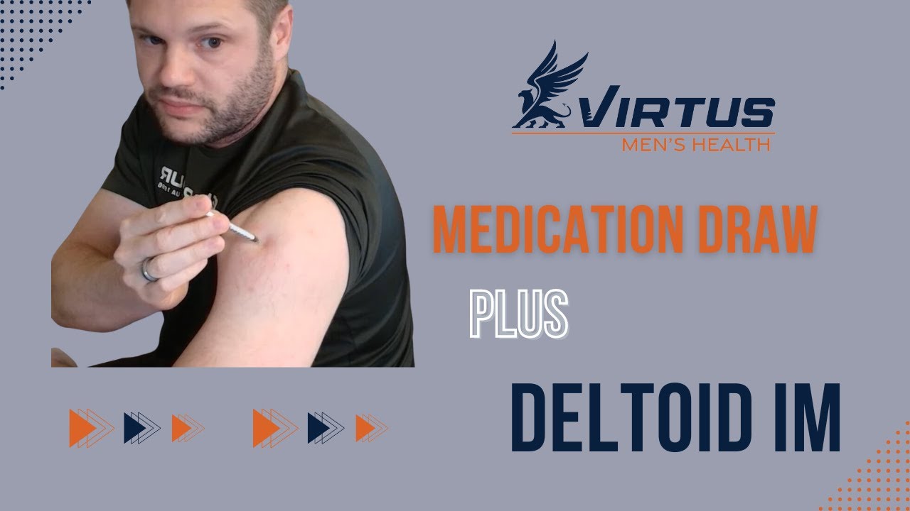Delmus Injection Medication Draw with Deltoid IM - YouTube