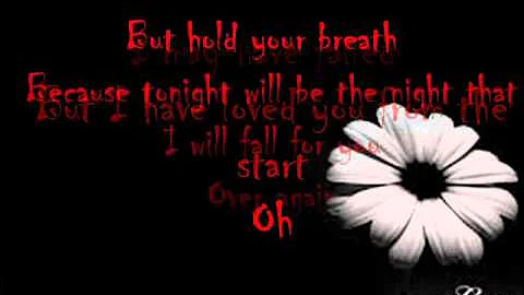 Secondhand Serenade - Fall For You (lyrics)