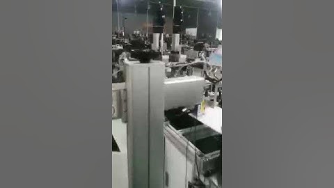 Servo Motor KN95 Mask Making Machine Speed 80pcs/min