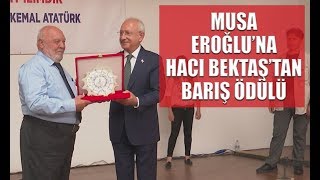 Usta Sanatçı Musa Eroğluna Hacı Bektaş Veli Dostluk Ve Barış Ödülü Verildi.