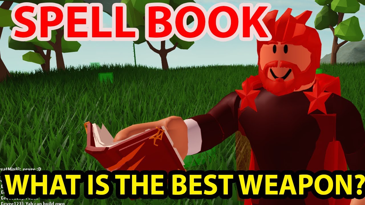 Roblox Islands 9 What Is The Best Weapon Leave A Comment I Got Spell Book Vamp Bow Glided Sword Youtube - roblox islands tidal spellbook wiki