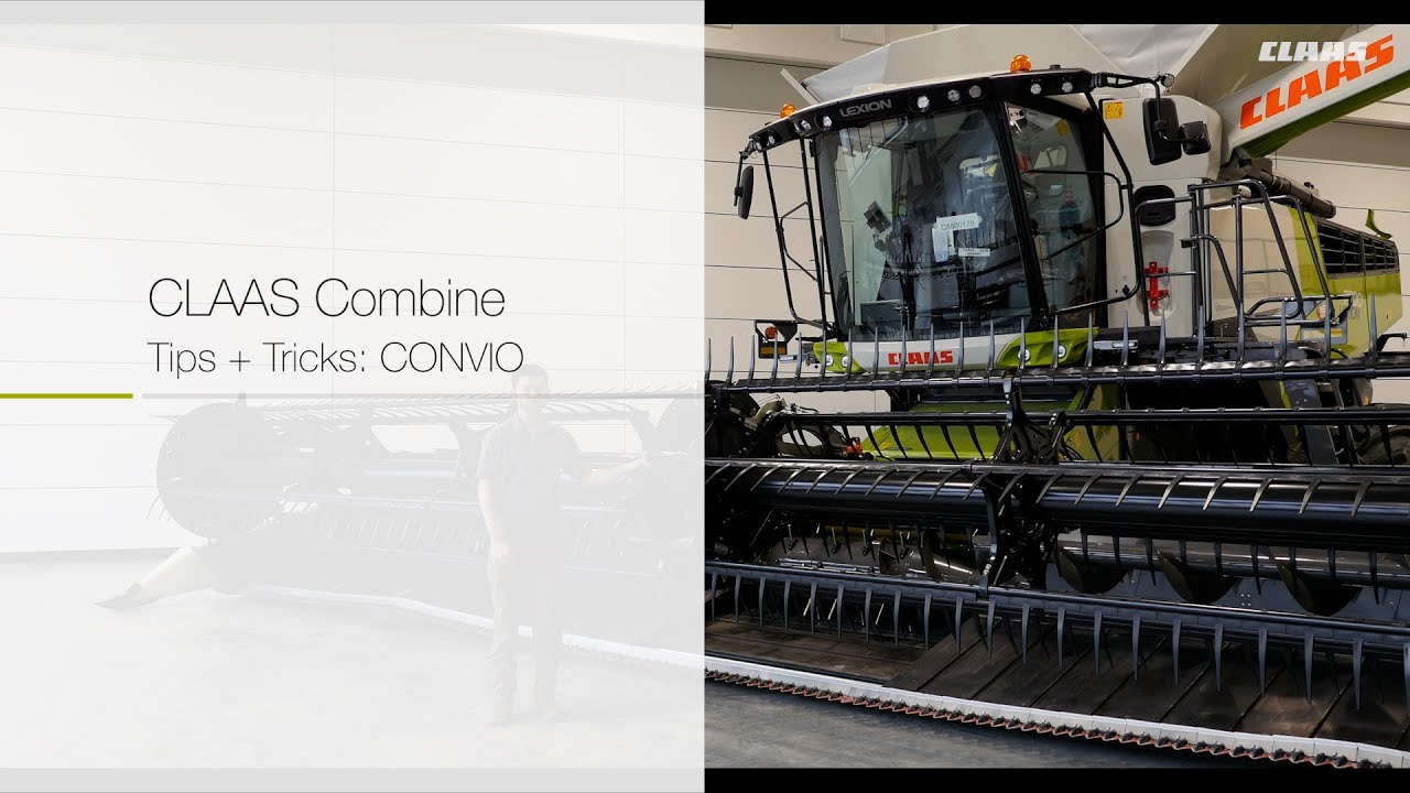 CLAAS Combine Tips + Tricks CONVIO YouTube