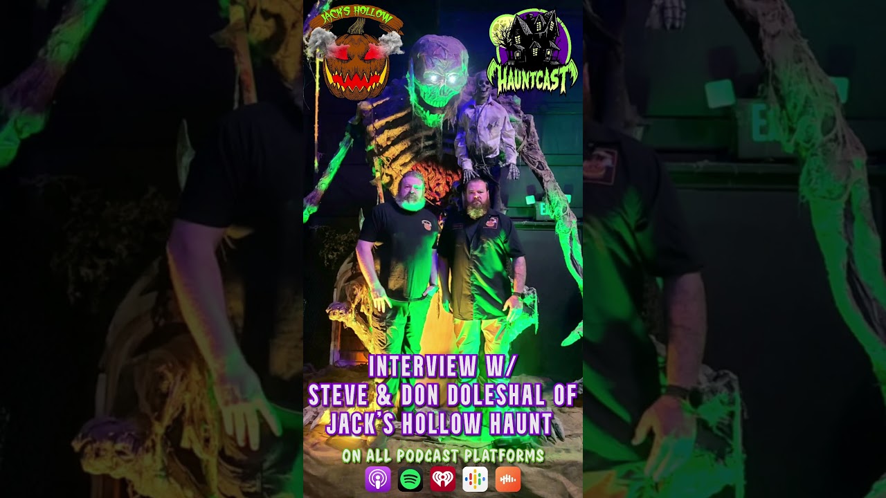 JACK'S HOLLOW DRIVE-THRU HAUNT: Don & Steve Doleshal Interview  #homehaunt #yardhaunt #halloween