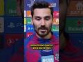 Gundogan inicia treta no barcelona shorts