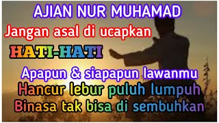 BACA 3 X SAAT MINUM AIR-NUR MUHAMAD LANGSUNG AKTIF-TAK TERSENTUH OLEH SENJATA APAPUN-sakti permanen