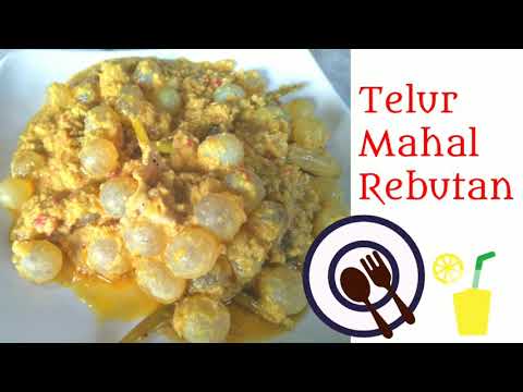Telur Ikan Mayong Masak Asam Pedas - YouTube
