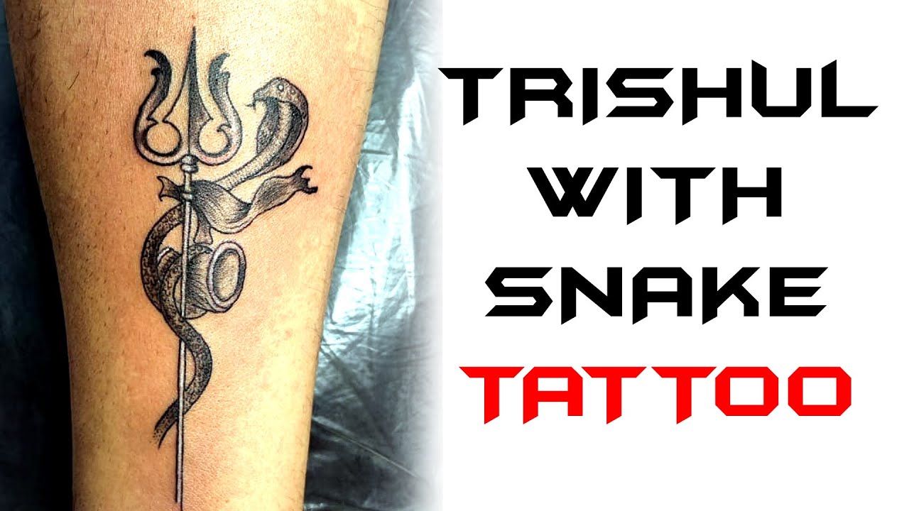 Trishul Snake Tripun with  The Art Ink Tattoo Studio  Facebook