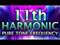 11th harmonic frequency pure tone healing mask