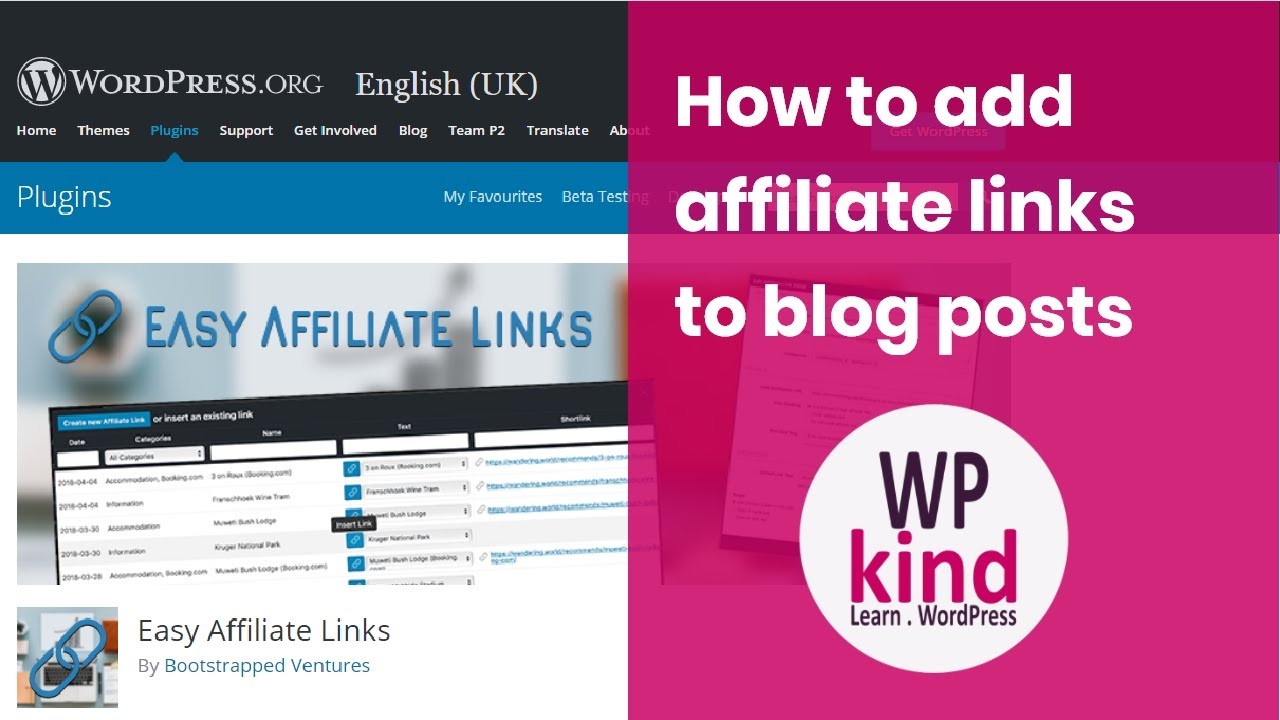 How to add affiliate links to blog posts - YouTube