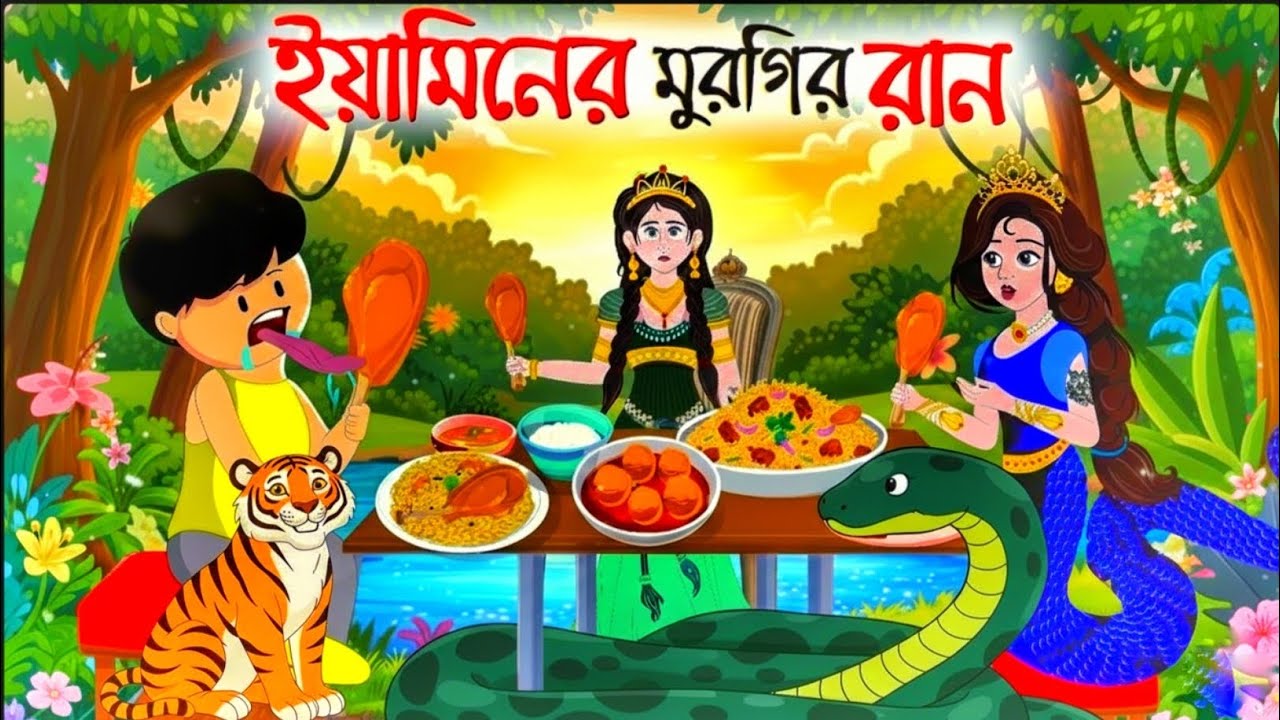 ইয়ামিনের মুরগির রান | Shamima sraboni cartoon | Yamin Cartoon | yamin ...