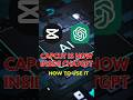 CapCut Is Now Inside ChatGPT Here S How To Use It To Create Videos mp3