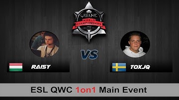 RAISY vs toxjq (Part 1) | QC 1on1 QWC QuakeCon 2017 [Group Stage]